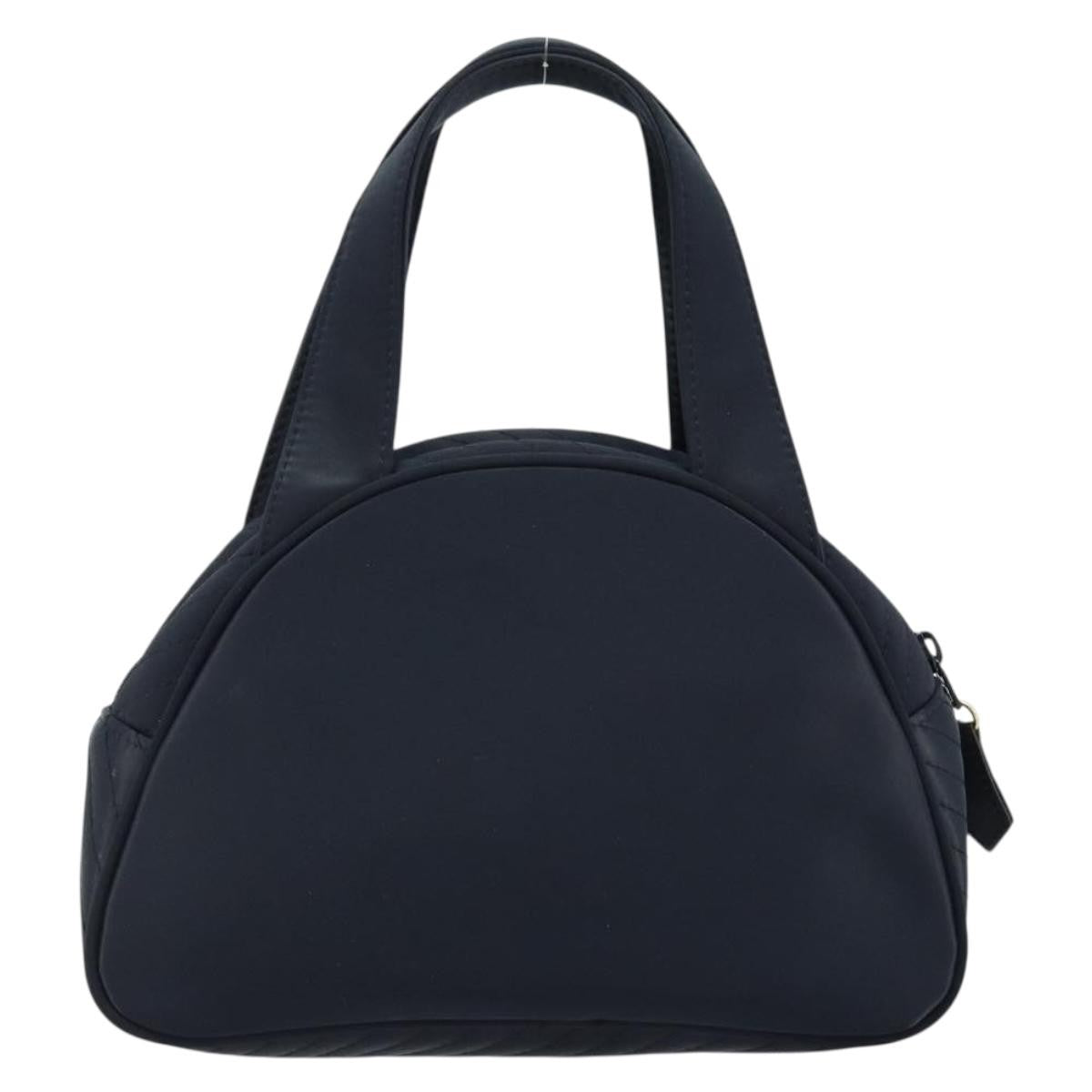 Saint Laurent Vintage Handbag Nylon Black Nylon Handbag (Pre-Owned)