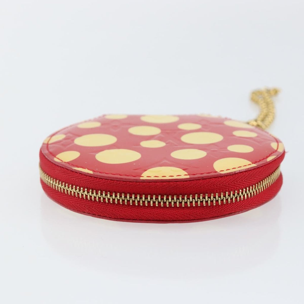 Louis Vuitton Boite Chapeau Coin Purse Patent Leather Red Patent_Leather Wallets Accessory