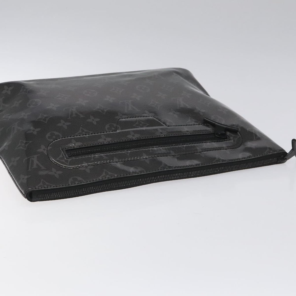 Louis Vuitton Pochette Cosmos Limited Edition Monogram Glaze Canvas Black Canvas Clutche & Pouche Bag