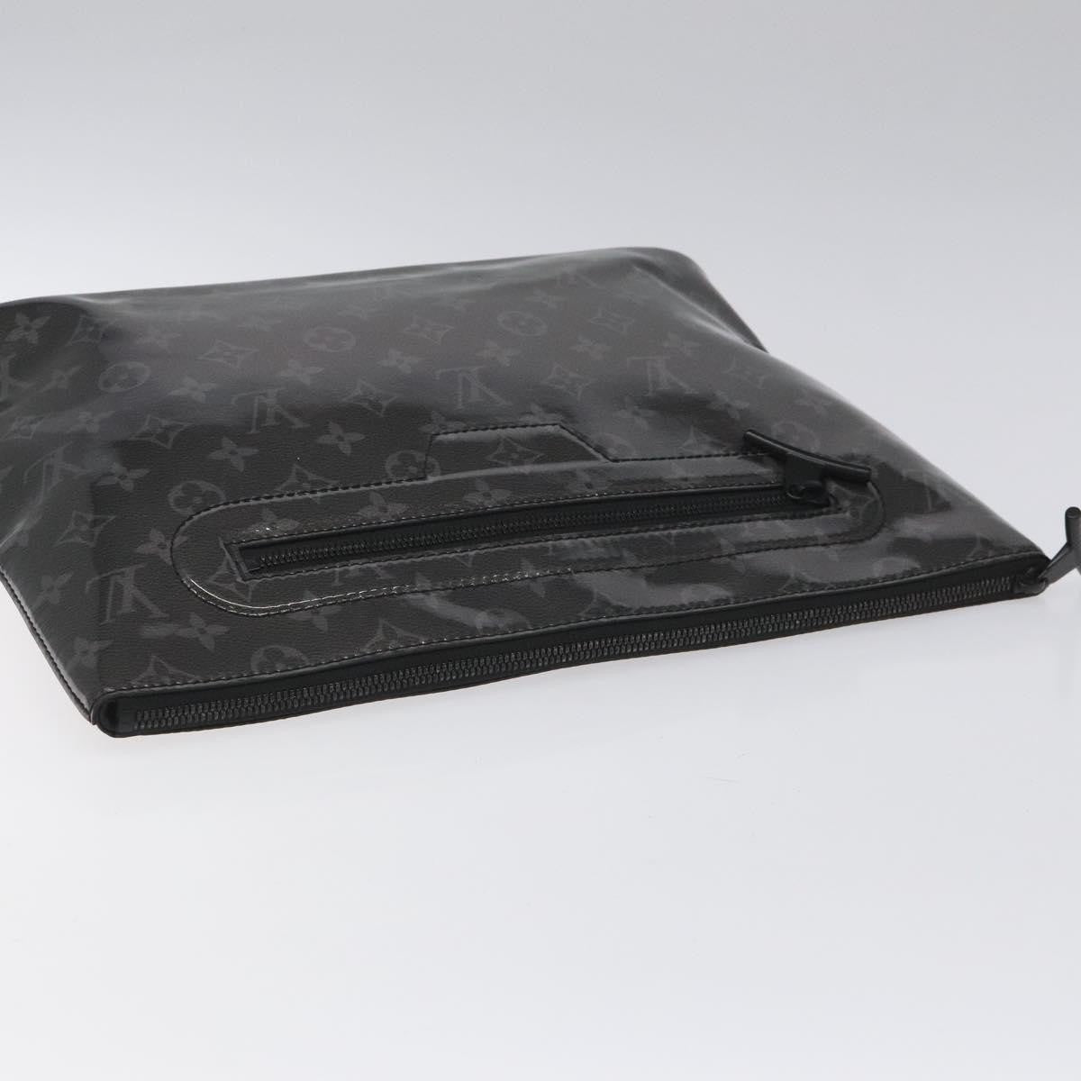 Louis Vuitton Pochette Cosmos Limited Edition Monogram Glaze Canvas Black Canvas Clutche & Pouche Bag
