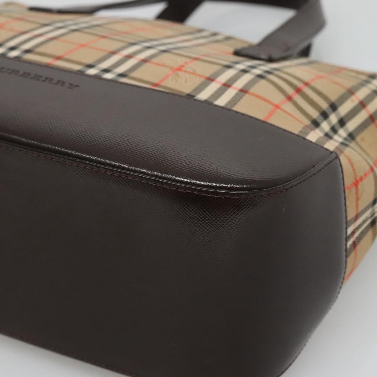 Burberry Nova Check Handbag Nova Check Canvas And Leather Beige Canvas Handbag