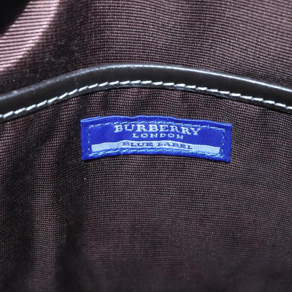 Burberry Nova Check Blue Label Canvas Pink Canvas Shoulder Bag