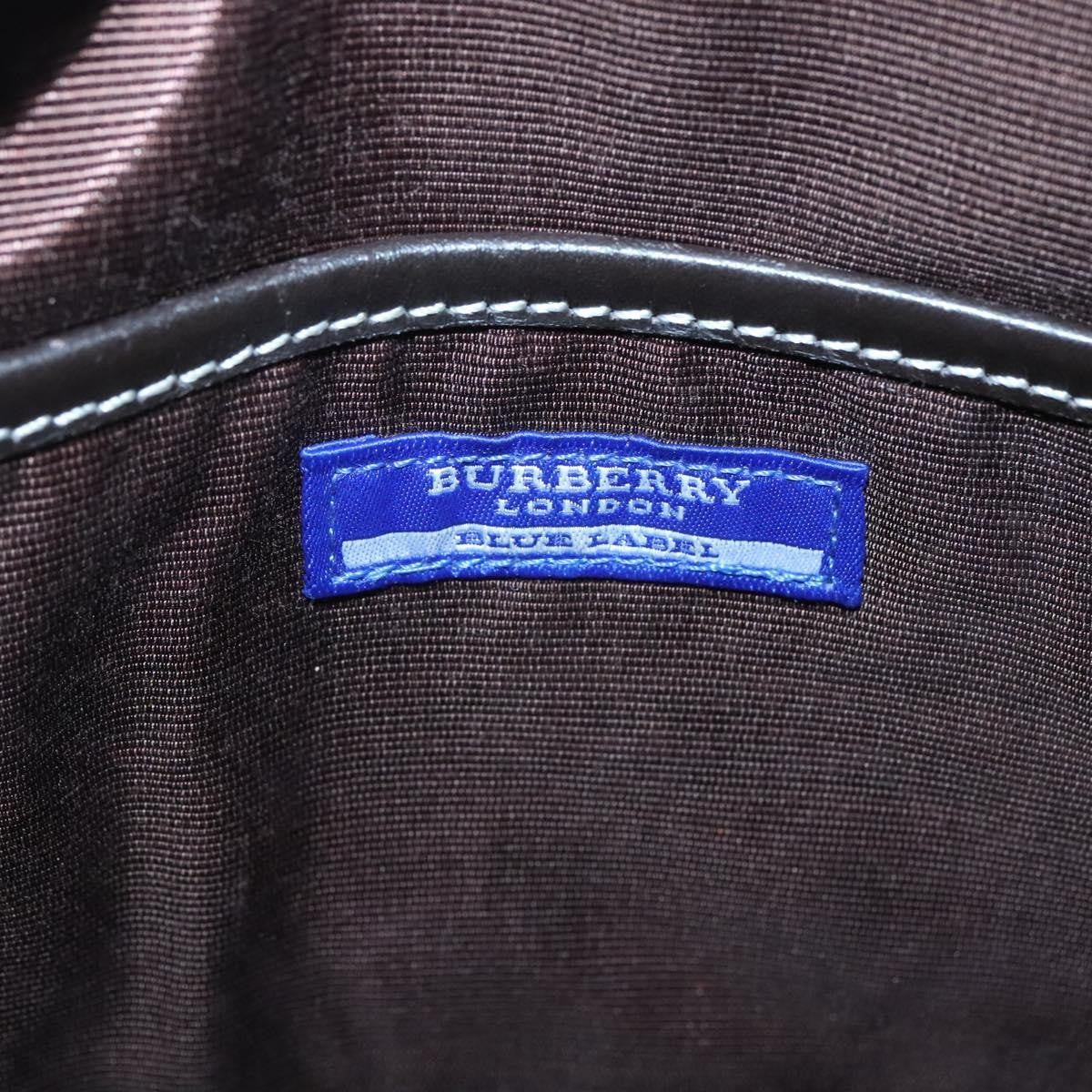 Burberry Nova Check Blue Label Canvas Pink Canvas Shoulder Bag