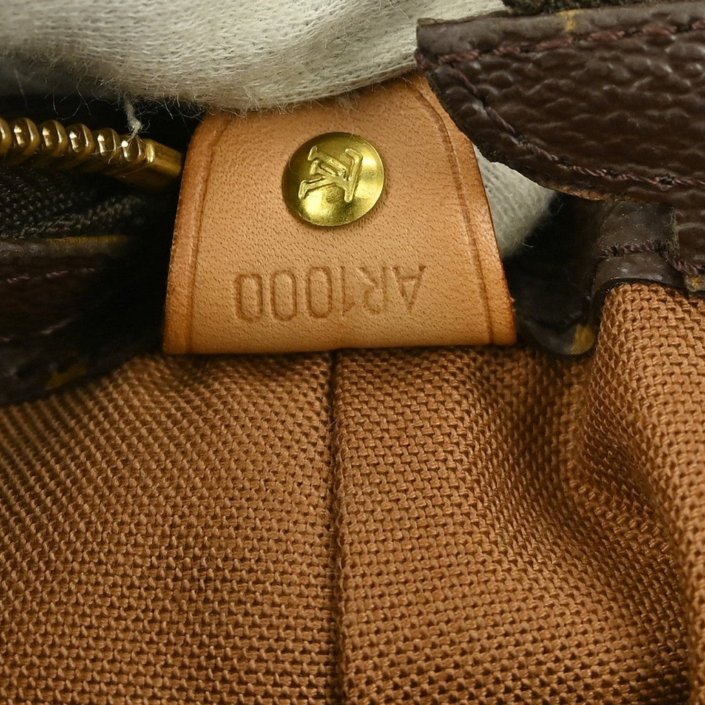 Louis Vuitton Cabas Mezzo Monogram Canvas Brown Canvas Tote Bag