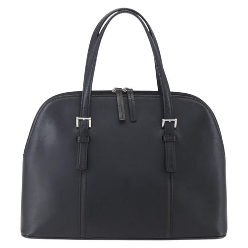 Burberry Vintage Handbag Leather Black Leather Handbag