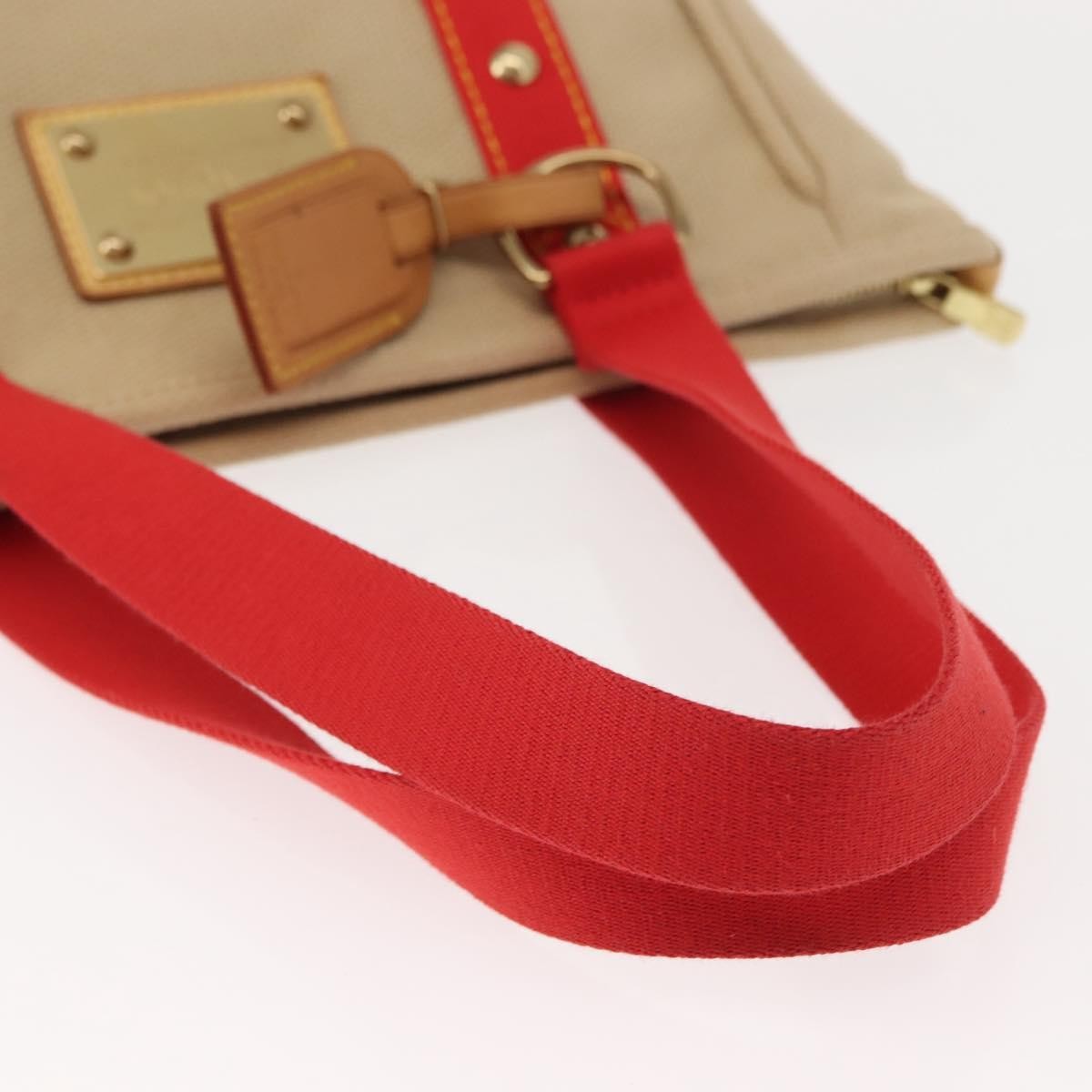 Louis Vuitton Antigua Tote Canvas Beige Canvas Tote Bag