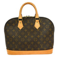 Louis Vuitton Alma Handbag Monogram Canvas Brown Canvas Handbag