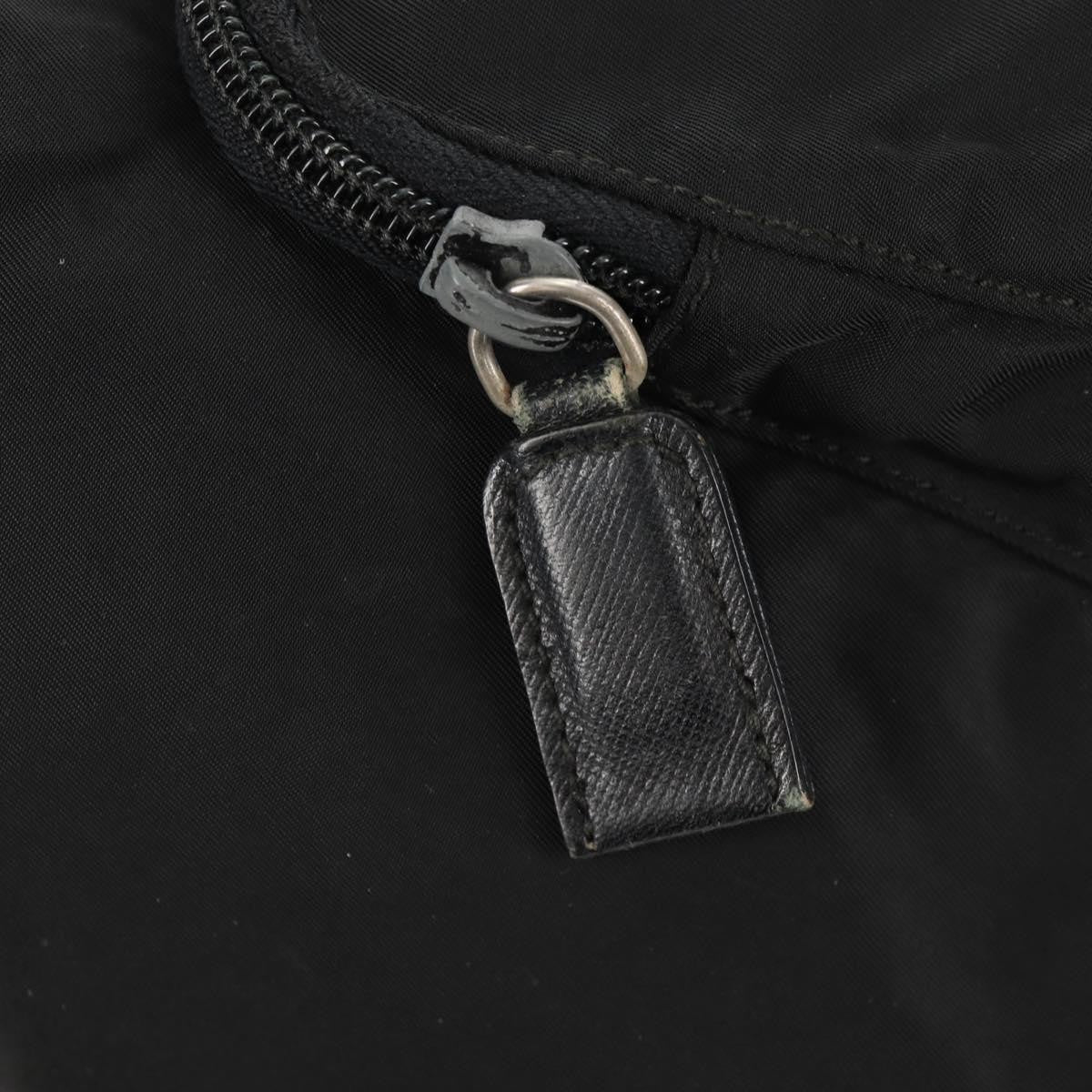 Prada Front Pocket Backpack Tessuto Black Nylon Backpack Bag