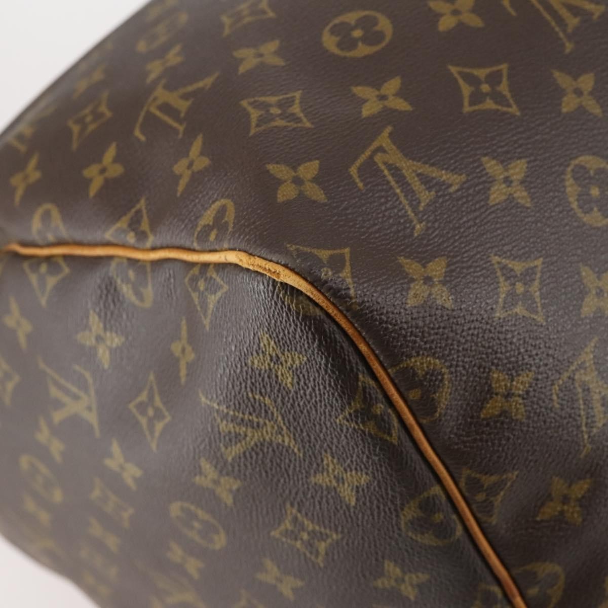 Louis Vuitton Keepall Bag Monogram Canvas Brown Canvas Travel Bag