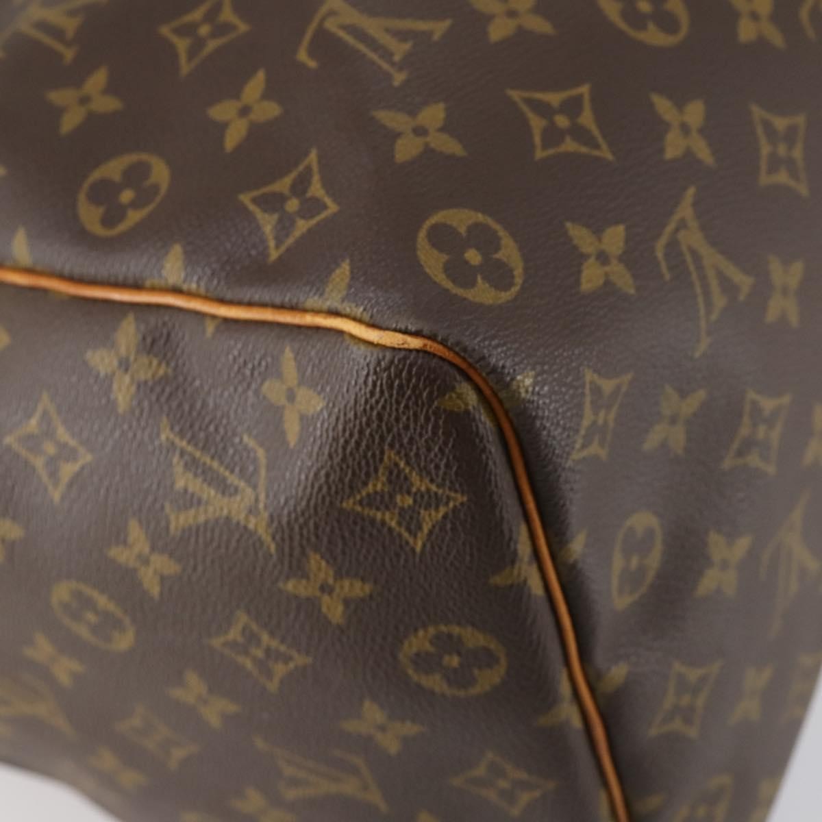 Louis Vuitton Keepall Bag Monogram Canvas Brown Canvas Travel Bag