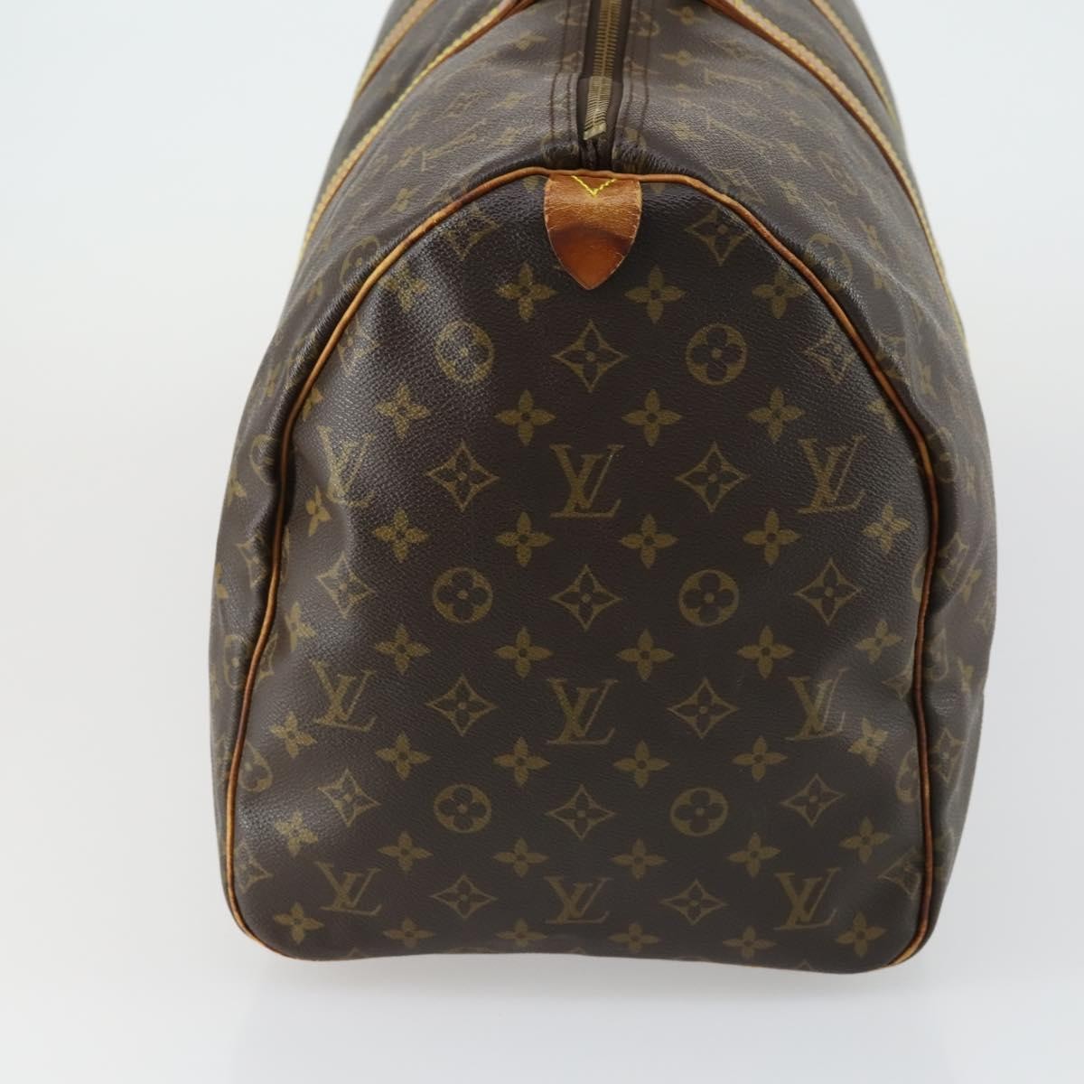 Louis Vuitton Keepall Bag Monogram Canvas Brown Canvas Travel Bag