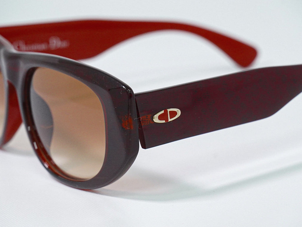 Christian Dior Logo Cd Sunglasses Plastic Red Plastic Sunglasse Accessory (Pre-Owned)