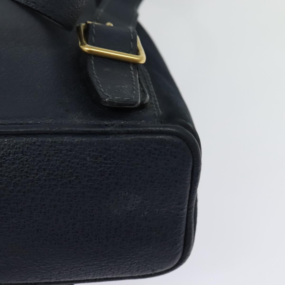 Gucci Gucci Bamboo Backpack Daim Navy Suede Backpack Bag (Pre-Owned)