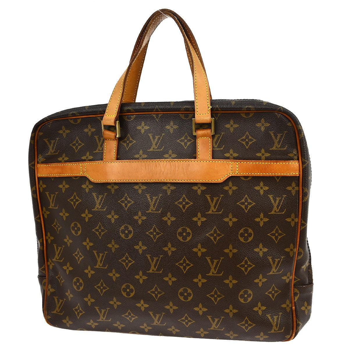 Louis Vuitton Porte-Documents Pegase Bag Monogram Canvas Brown Canvas Briefcase Bag