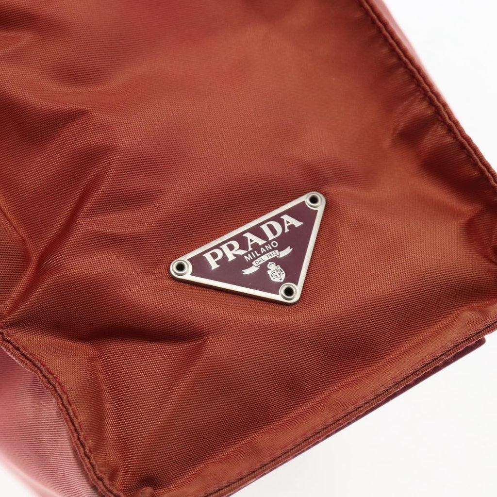 Prada Vintage Tote Tessuto Red Nylon Tote Bag Bag