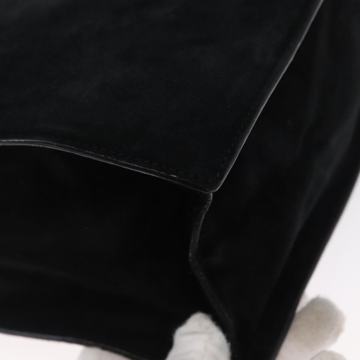 Prada Vintage Handbag Suede Black Suede Handbag