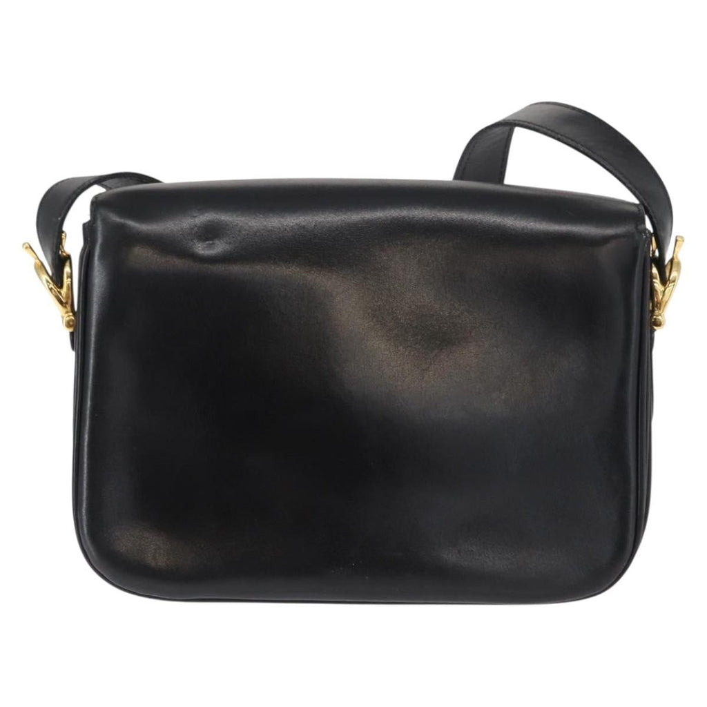 Celine Horse Carriage Shoulder Bag Leather Black Leather Shoulder Bag Bag