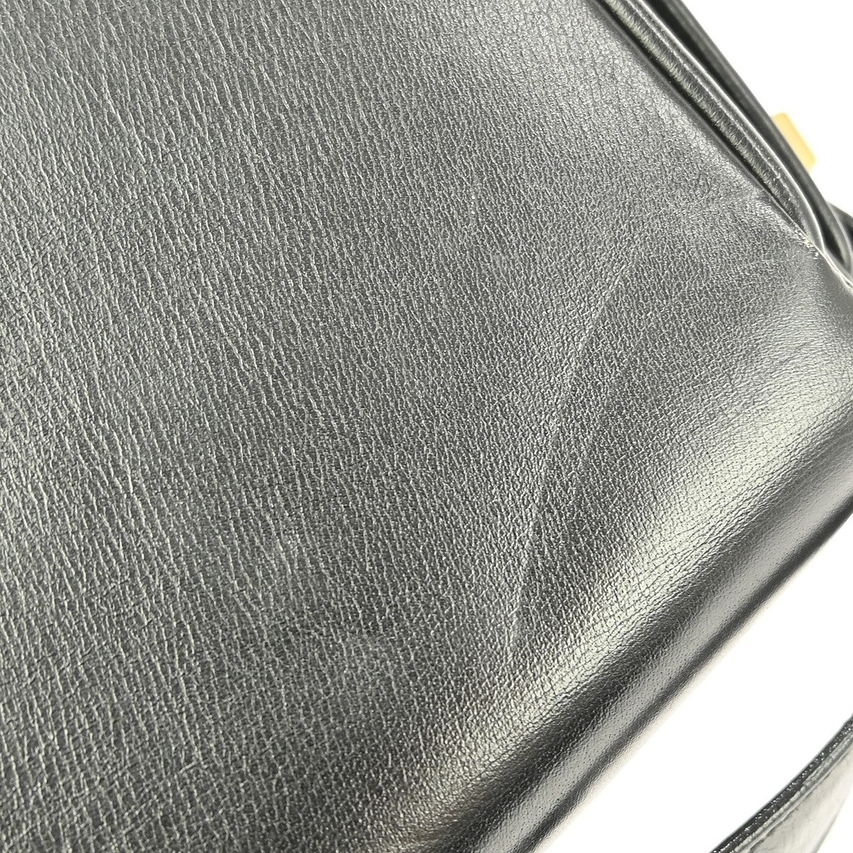 Celine Vintage Shoulder Bag Leather Black Leather Shoulder Bag Bag