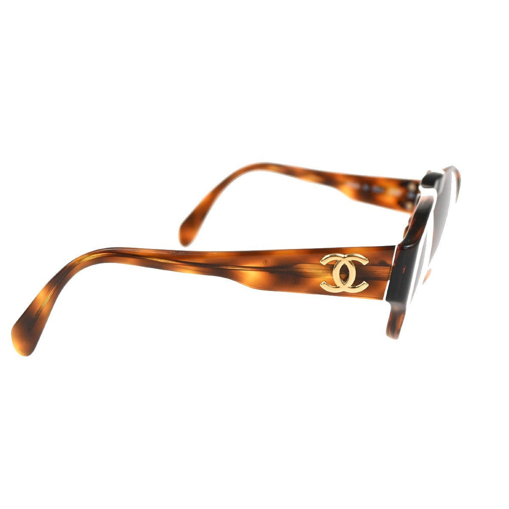 Chanel Logo Cc Sunglasses Plastic Brown Plastic Sunglasse Accessory