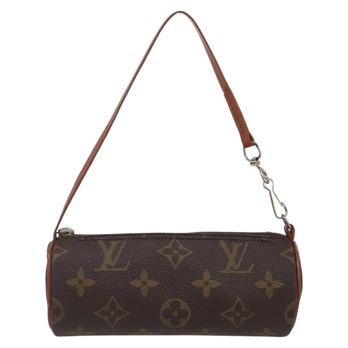 Louis Vuitton Papillon Pochette Monogram Canvas Brown Canvas Clutche & Pouche Bag