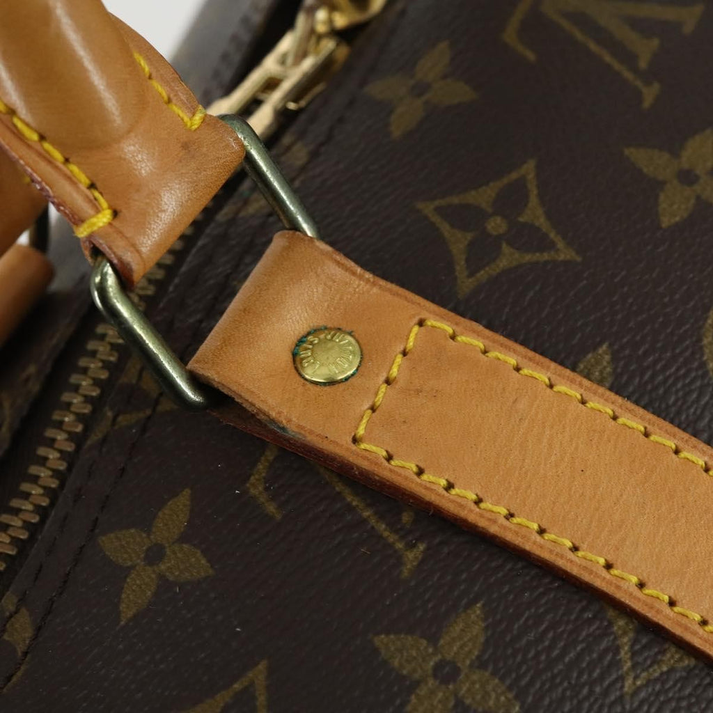 Louis Vuitton Keepall Bag Monogram Canvas Brown Canvas Travel Bag