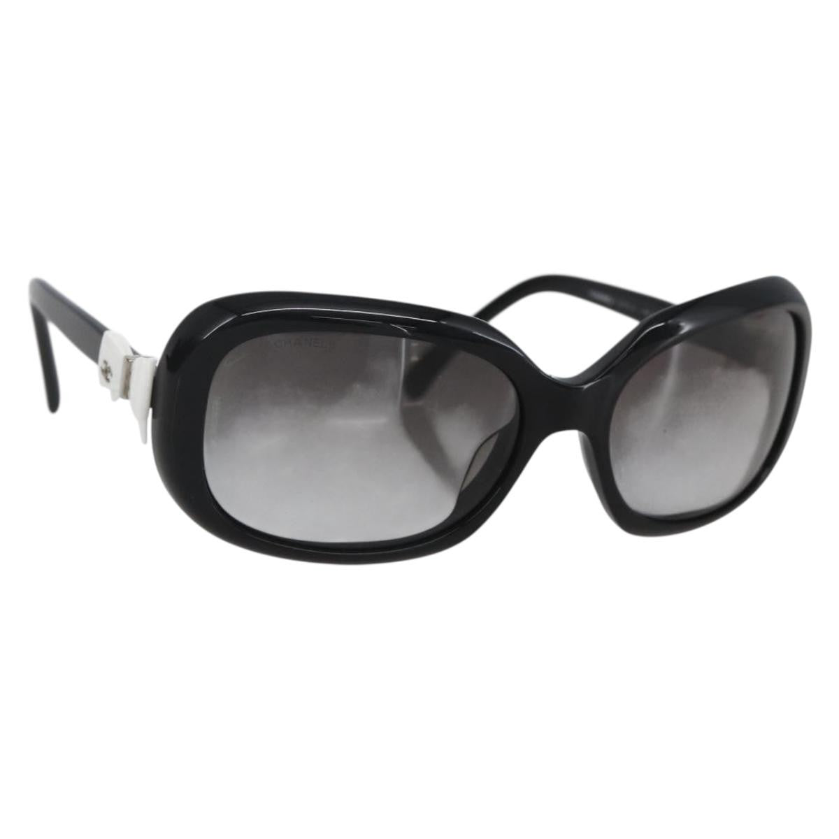 Chanel Logo Cc Sunglasses Plastic Black Plastic Sunglasse Accessory