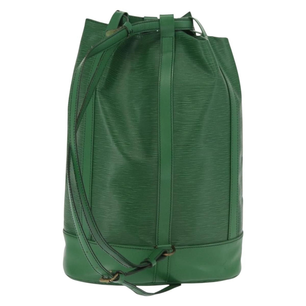 Louis Vuitton Randonnee Backpack Epi Leather Green Leather Shoulder Bag