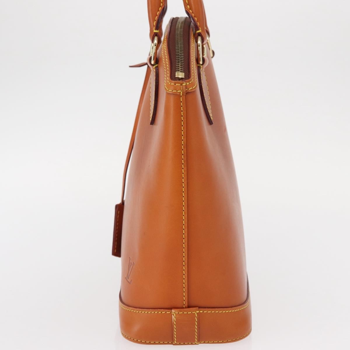 Louis Vuitton Lockit Handbag Nomade Leather Brown Leather Handbag