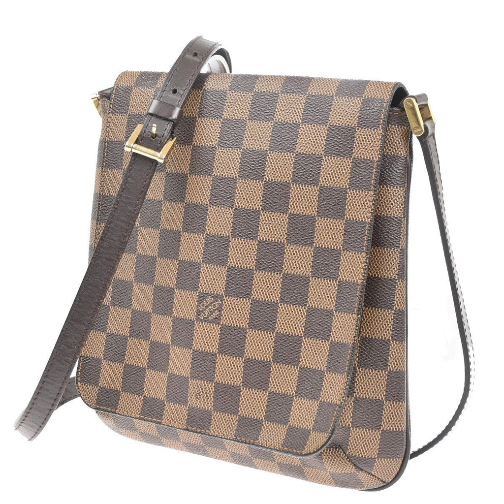 Louis Vuitton Musette Salsa Handbag Damier Canvas Brown Canvas Shoulder Bag