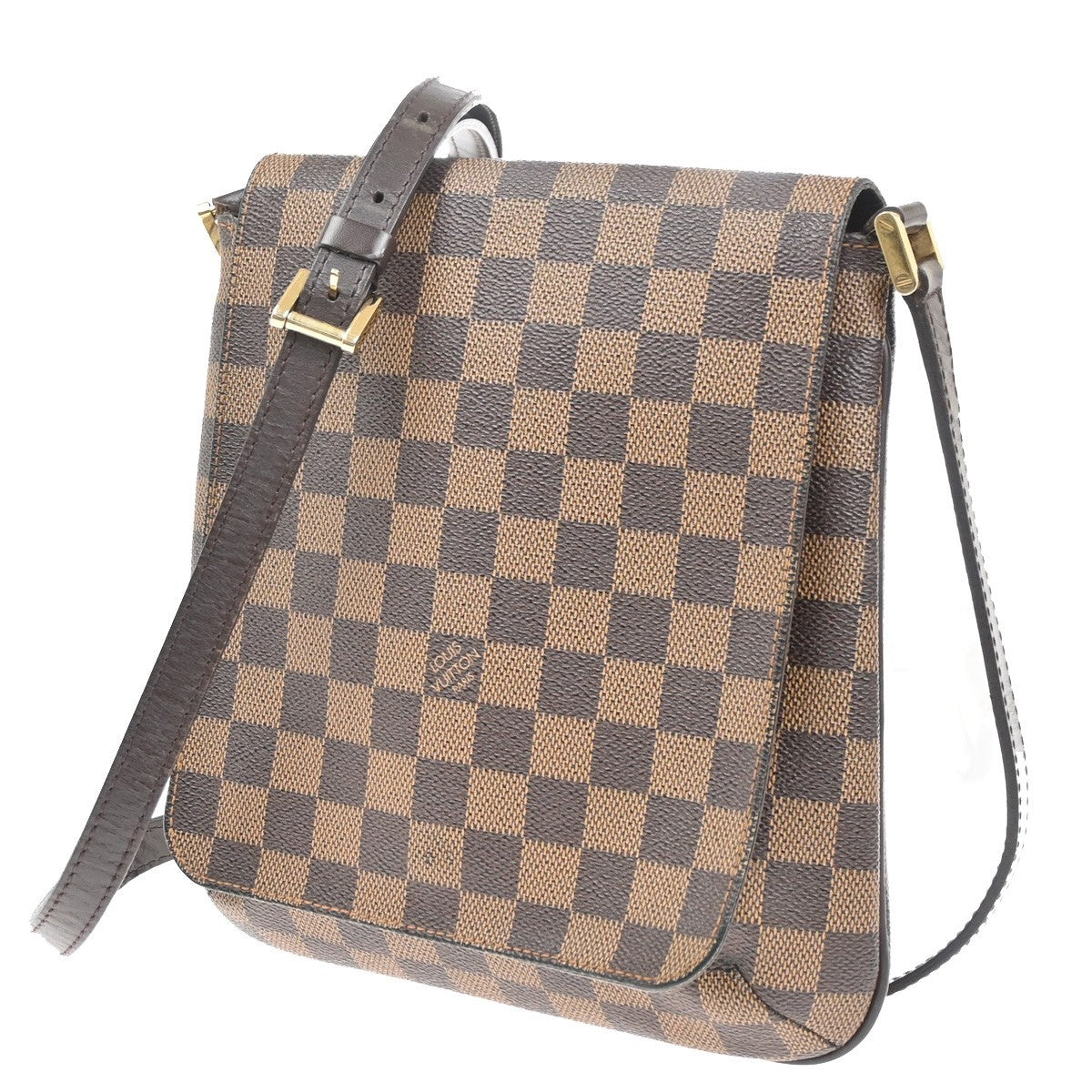 Louis Vuitton Musette Salsa Handbag Damier Canvas Brown Canvas Shoulder Bag