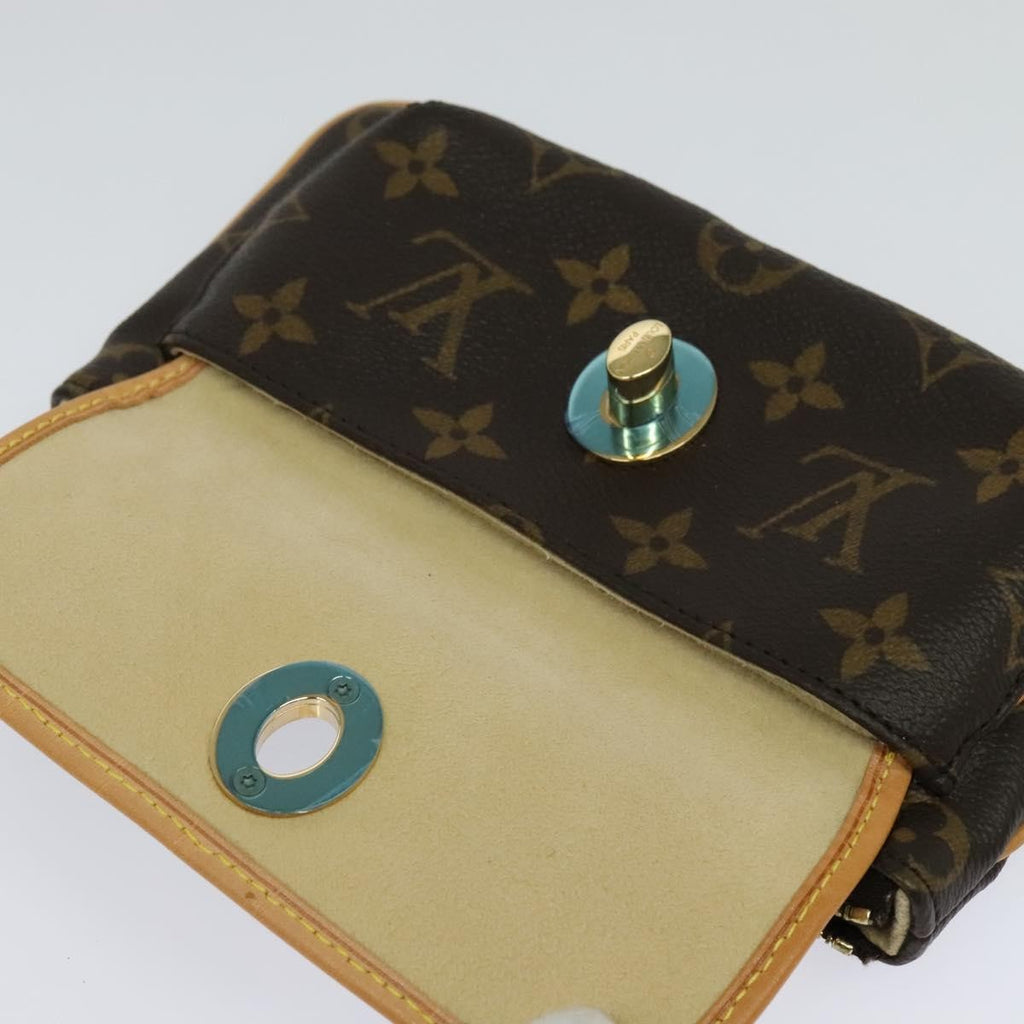 Louis Vuitton Tikal Wristlet Pochette Monogram Canvas Brown Canvas Bag