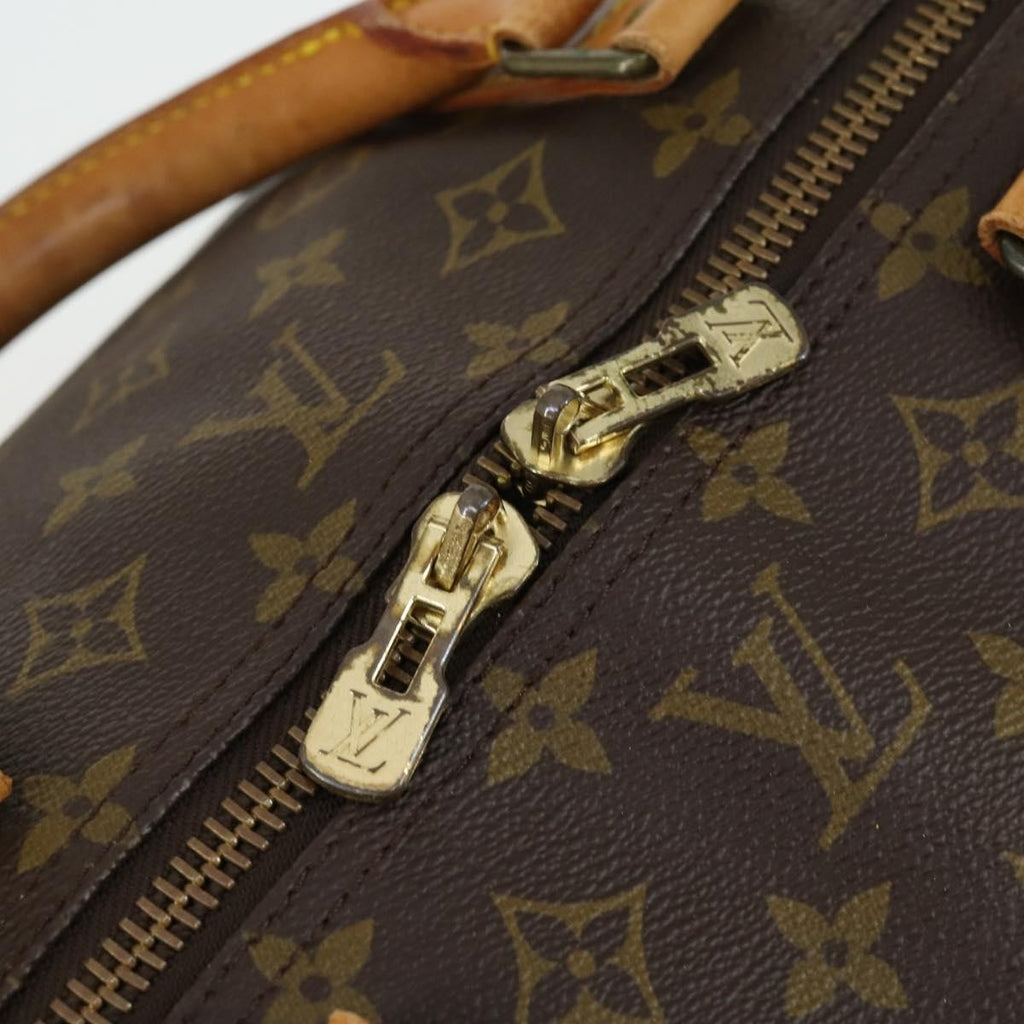 Louis Vuitton Keepall Bag Monogram Canvas Brown Canvas Travel Bag