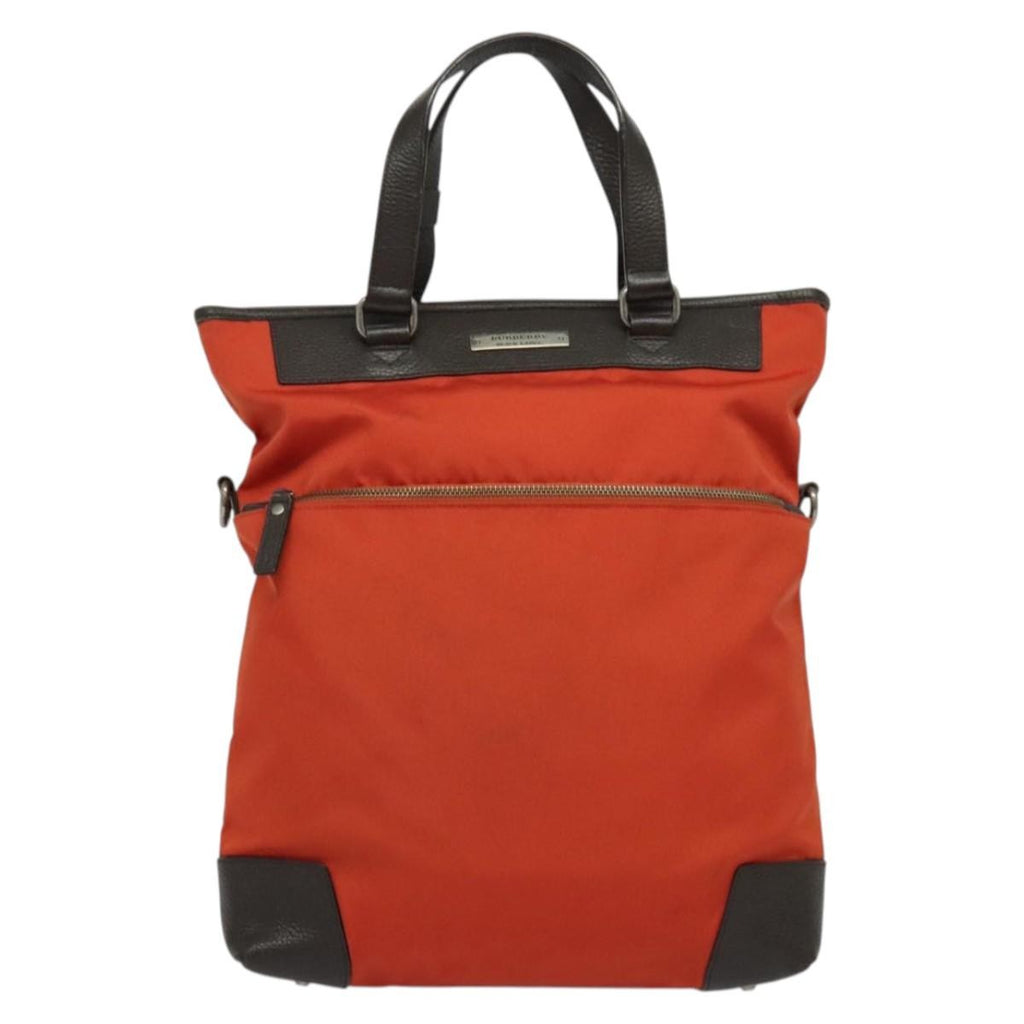 Burberry Vintage Tote Bag Nylon Red Nylon Tote Bag