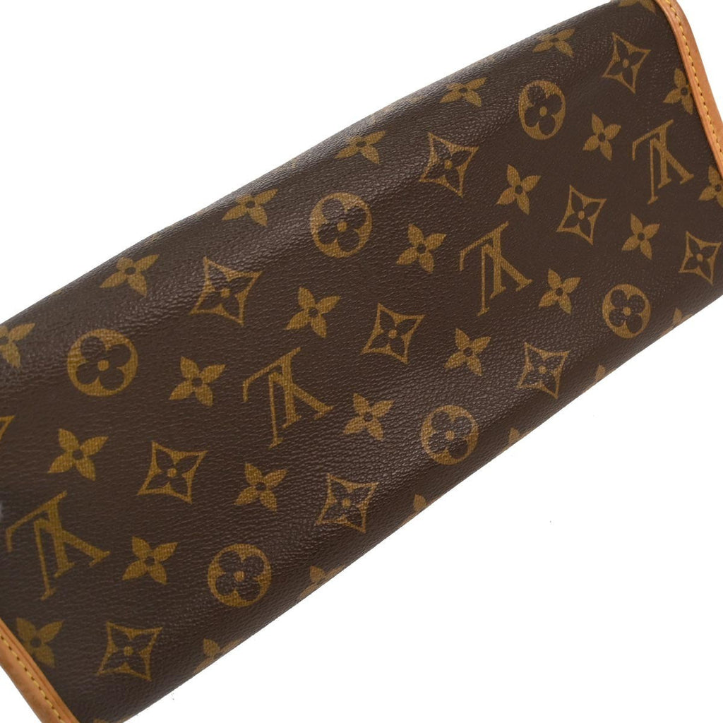 Louis Vuitton Popincourt Handle Bag Monogram Canvas Brown Canvas Handbag