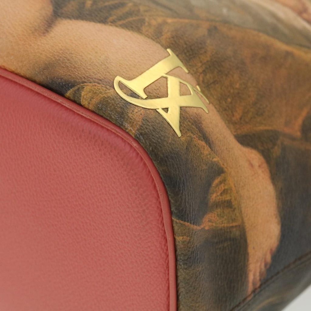 Louis Vuitton Neverfull Nm Tote Limited Edition Jeff Koons Titian Print Canvas Multicolour Canvas Tote Bag