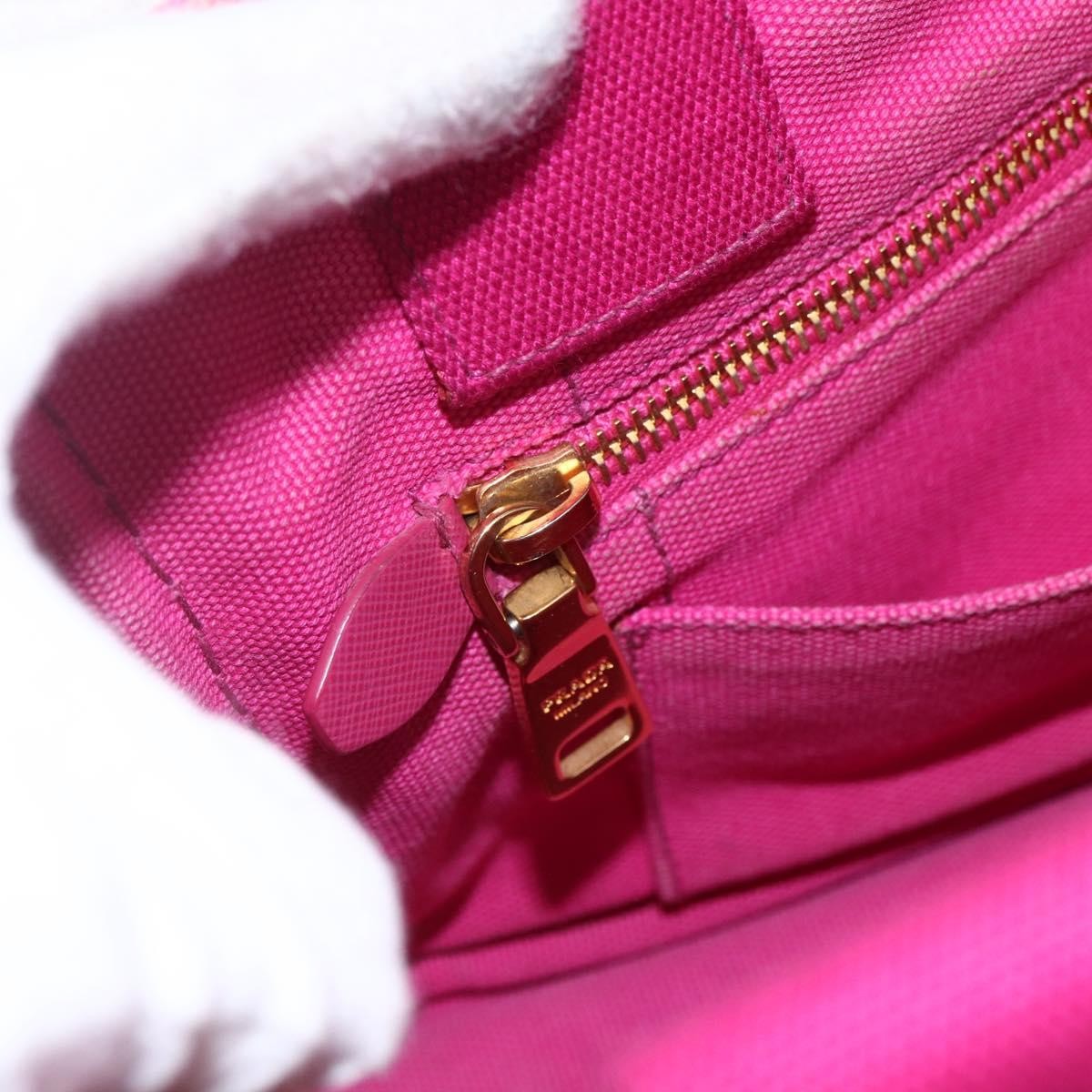 Prada Canapa Convertible Tote Canvas Pink Canvas Tote Bag Bag