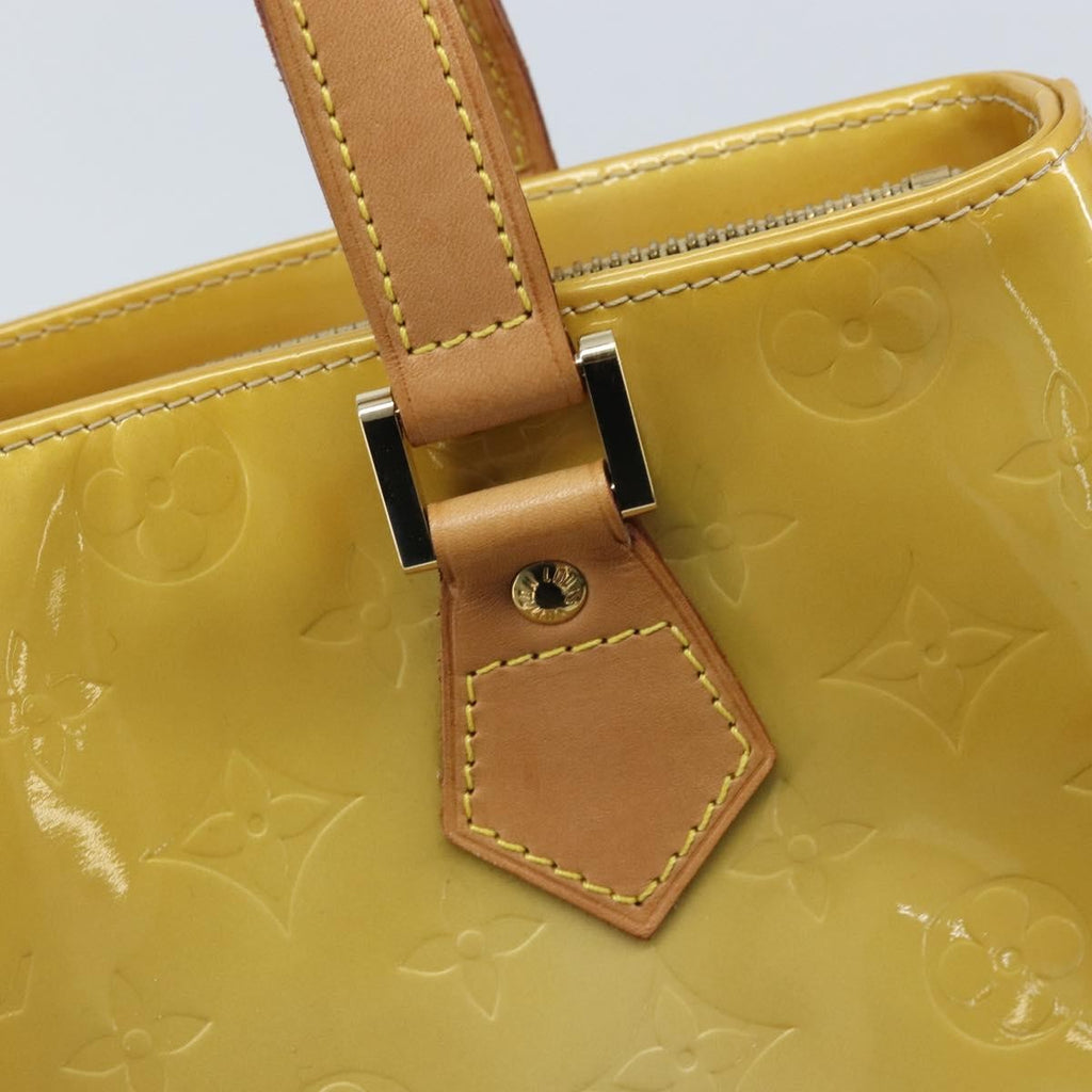 Louis Vuitton Houston Handbag Monogram Vernis Beige Patent_Leather Tote Bag