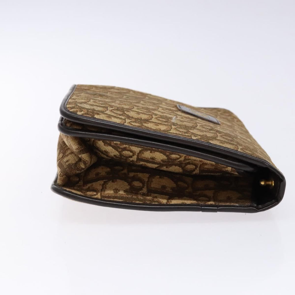 Christian Dior Vintage Trotter Pouch Diorissimo Canvas Brown Canvas Clutche & Pouche Bag (Pre-Owned)
