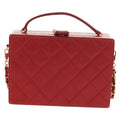 Chanel Matelasse Chain Shoulder Bag Leather Red Leather Shoulder Bag Bag