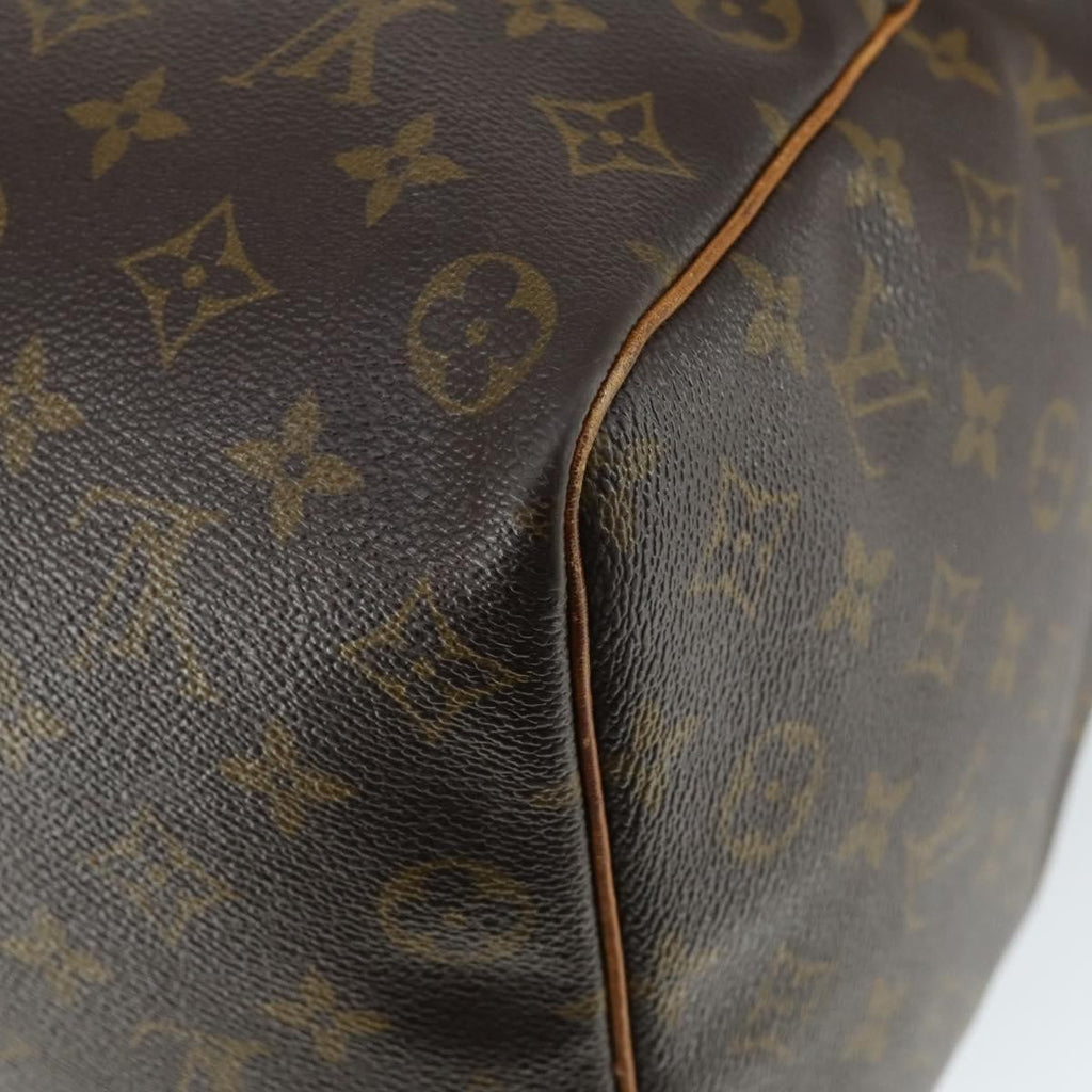 Louis Vuitton Keepall Bag Monogram Canvas Brown Canvas Travel Bag