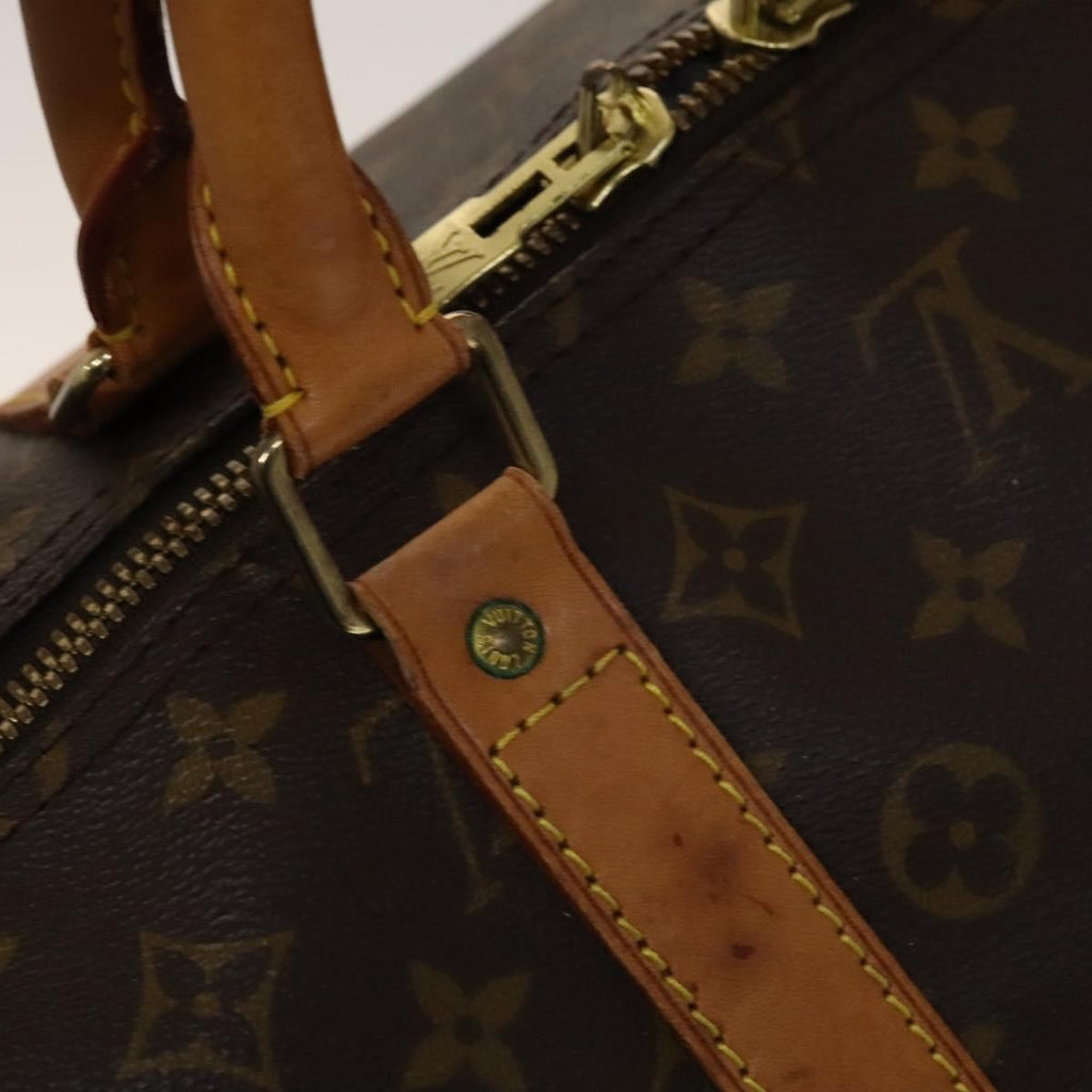 Louis Vuitton Keepall Bag Monogram Canvas Brown Canvas Travel Bag