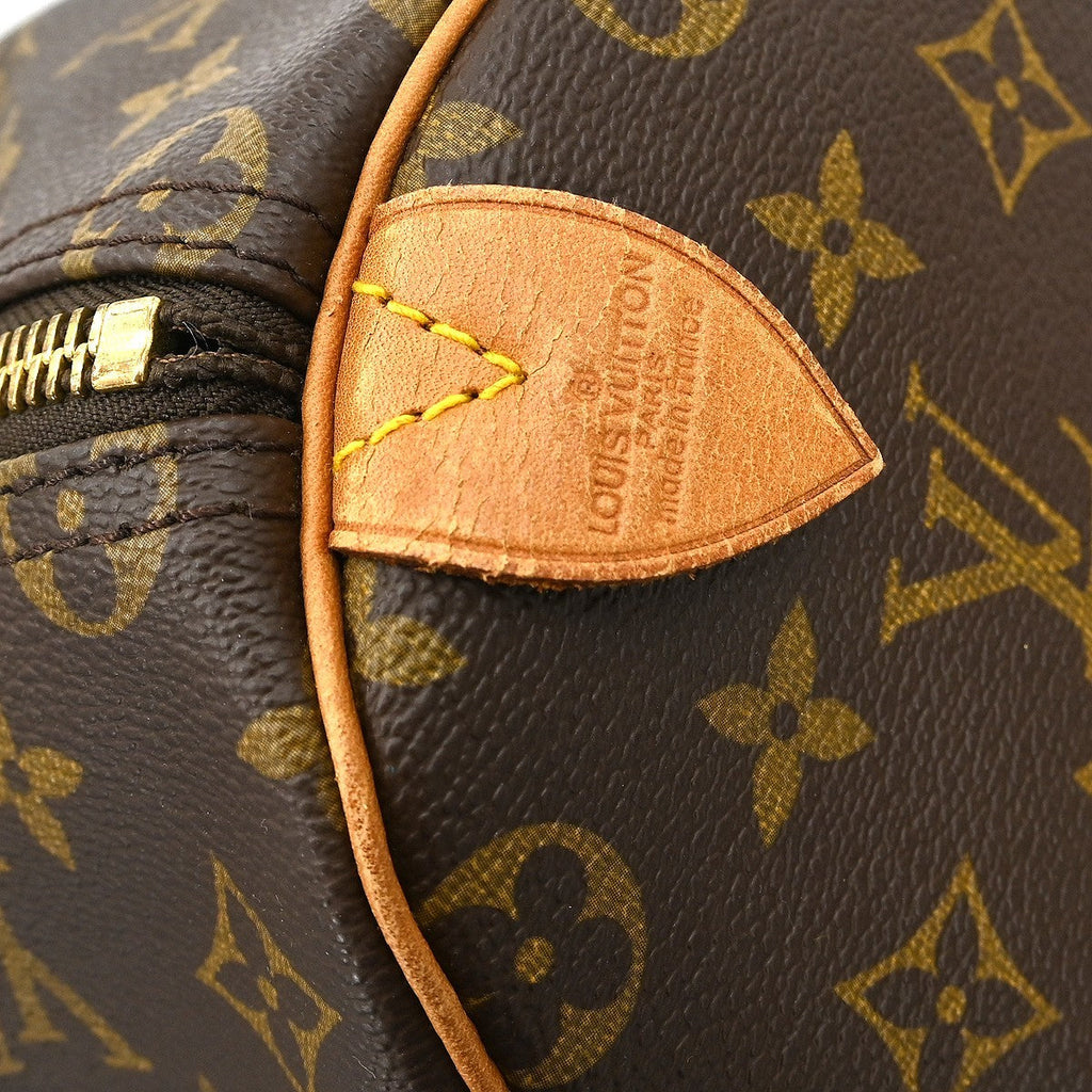 Louis Vuitton Keepall Bag Monogram Canvas Brown Canvas Travel Bag