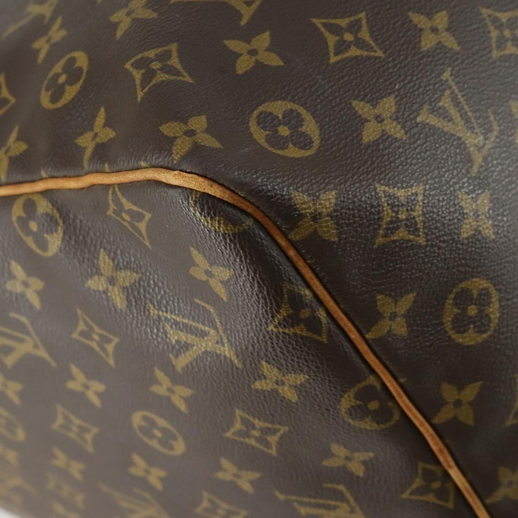 Louis Vuitton Keepall Bag Monogram Canvas Brown Canvas Travel Bag