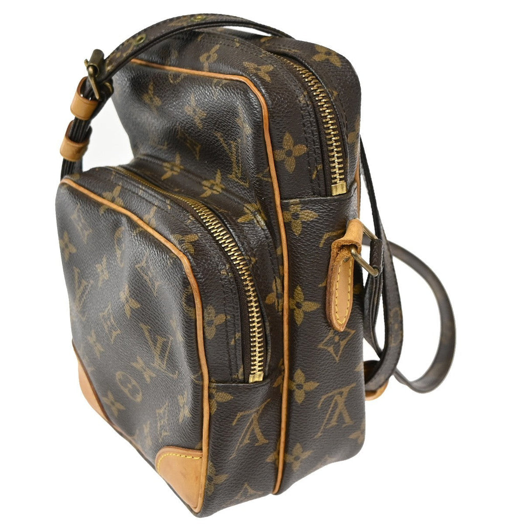 Louis Vuitton Amazone Bag Monogram Canvas Brown Canvas Shoulder Bag