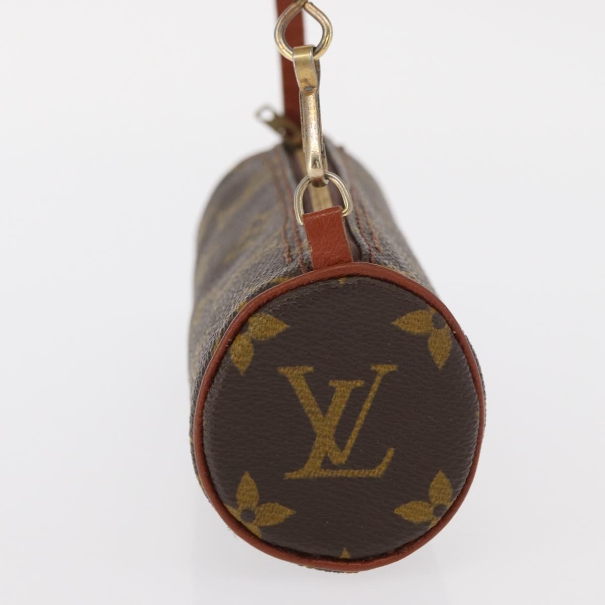 Louis Vuitton Papillon Pochette Monogram Canvas Brown Canvas Clutche & Pouche Bag