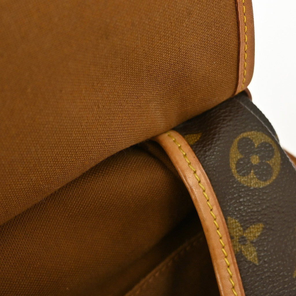 Louis Vuitton Saumur Handbag Monogram Canvas Brown Canvas Shoulder Bag