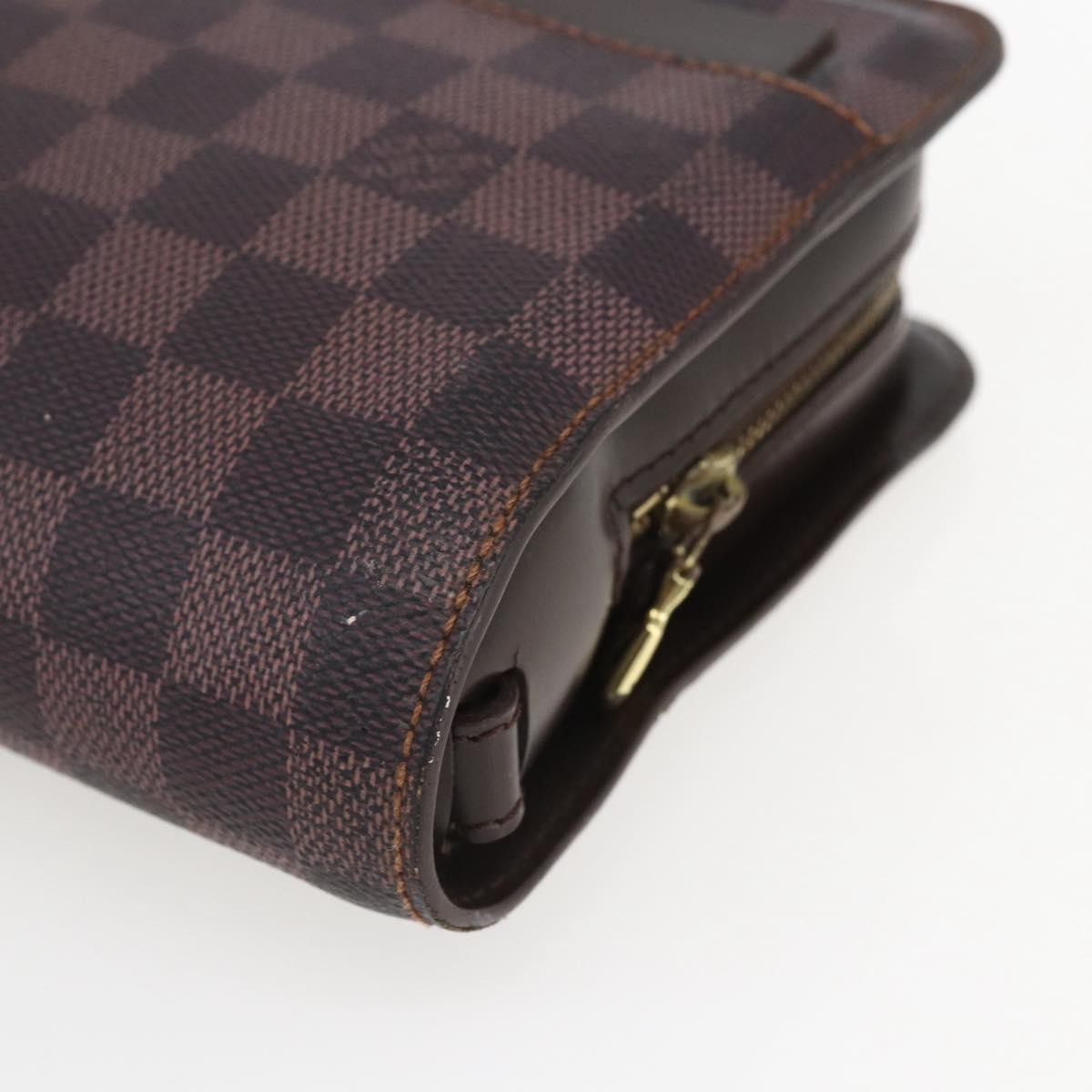 Louis Vuitton Pochette Saint Louis Damier Brown Canvas Clutche & Pouche Bag