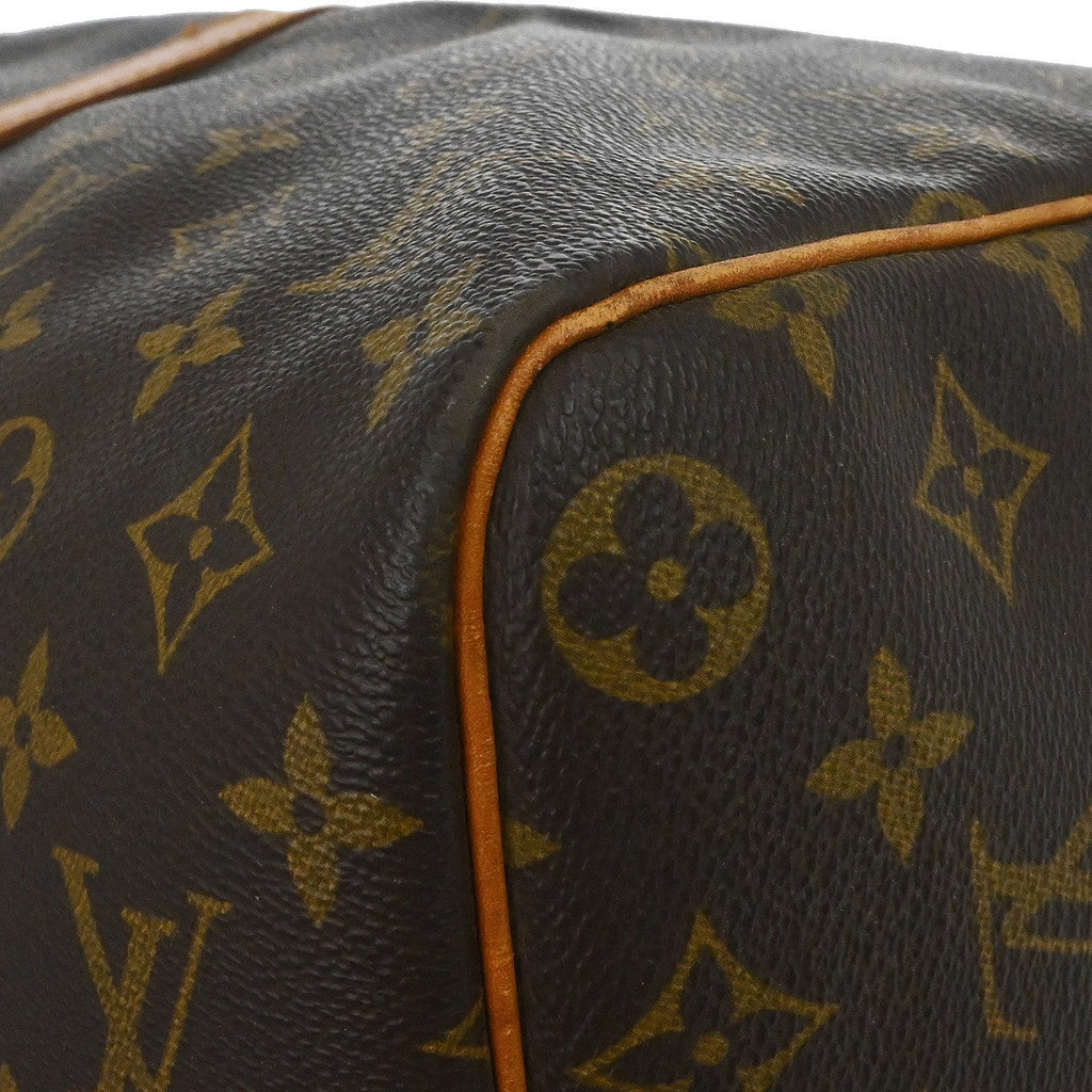 Louis Vuitton Keepall Bag Monogram Canvas Brown Canvas Travel Bag