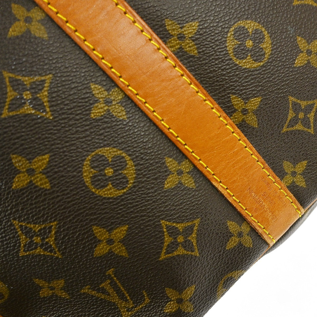 Louis Vuitton Keepall Bag Monogram Canvas Brown Canvas Travel Bag