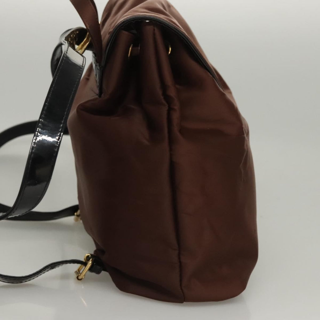 Balenciaga Vintage Backpack Nylon Brown Nylon Backpack